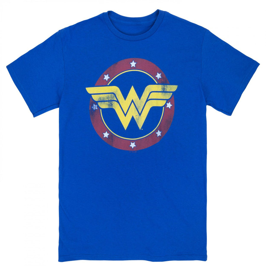 Wonder Woman Washed Emblem T-Shirt Image 1