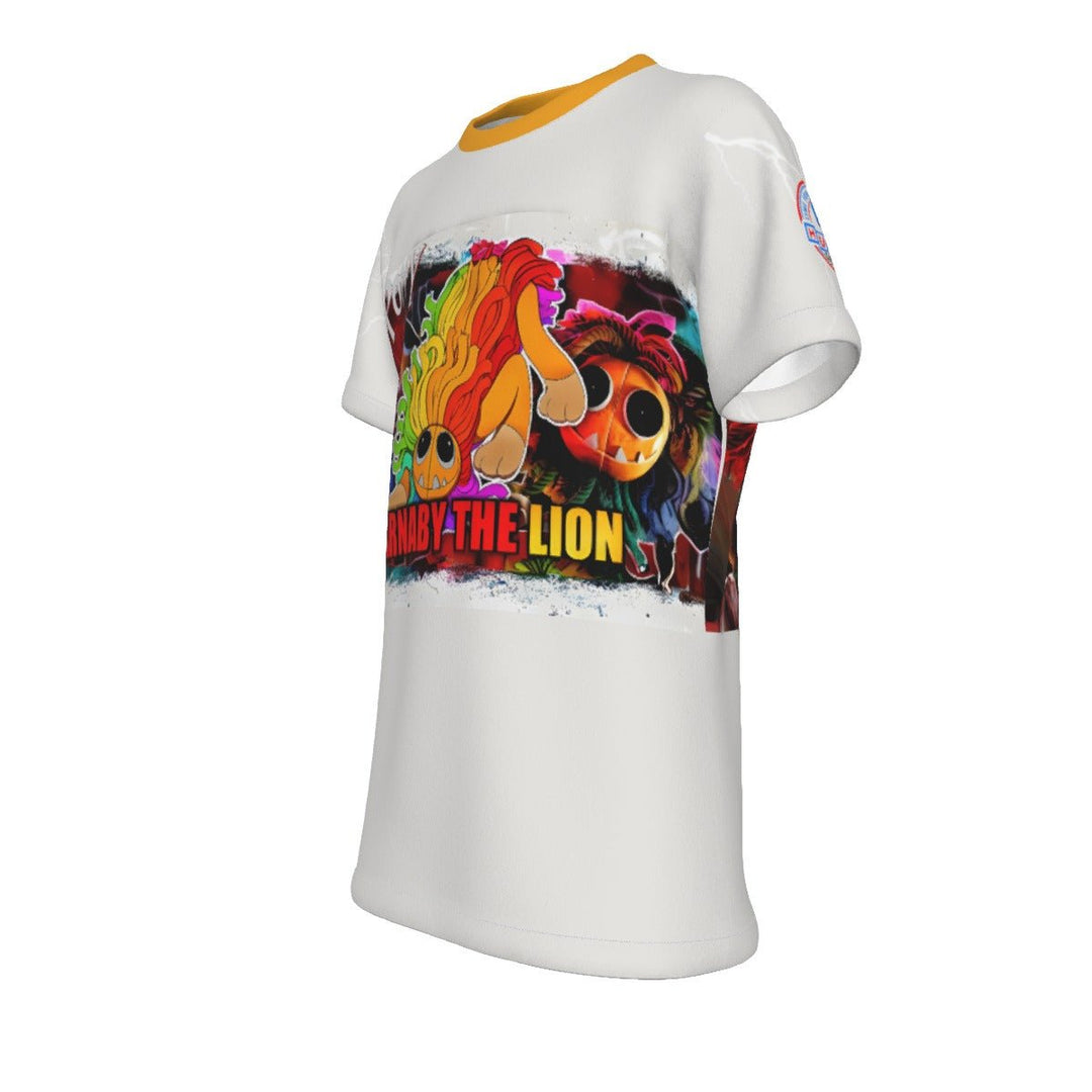 Kids Lion Yarnaby T-Shirt Image 4