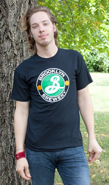 Brooklyn Brewery Beer Logo Mens Black T-Shirt Image 3